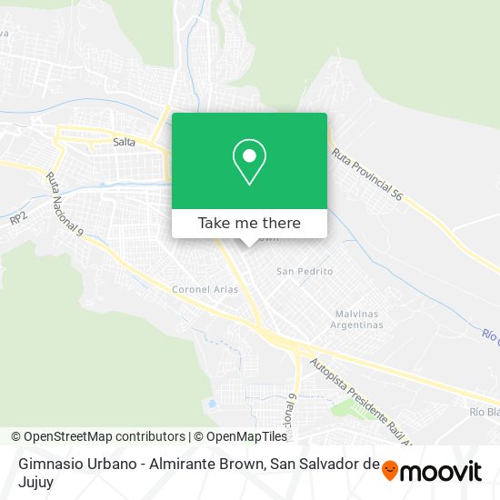 Gimnasio Urbano - Almirante Brown map