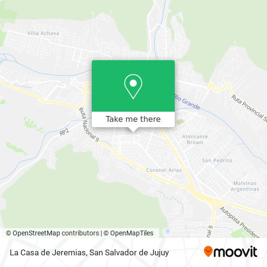 La Casa de Jeremias map