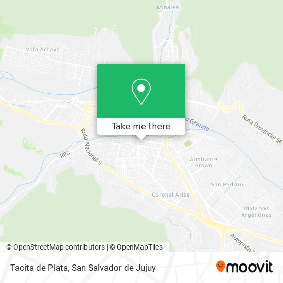 Mapa de Tacita de Plata