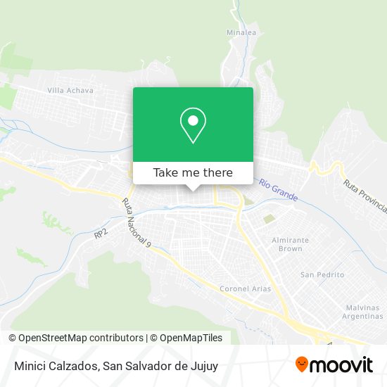 Minici Calzados map