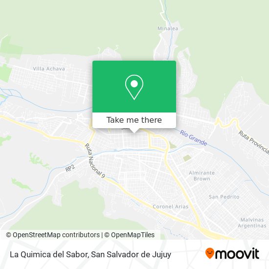 La Quimica del Sabor map