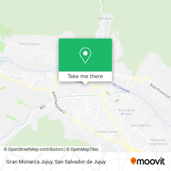 Mapa de Gran Monarca Jujuy