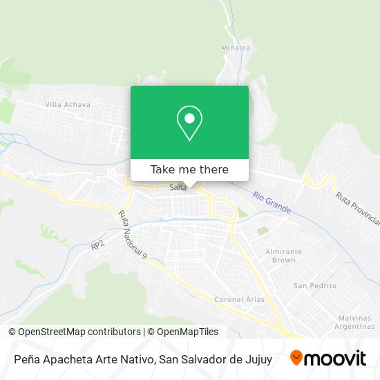 Mapa de Peña Apacheta Arte Nativo