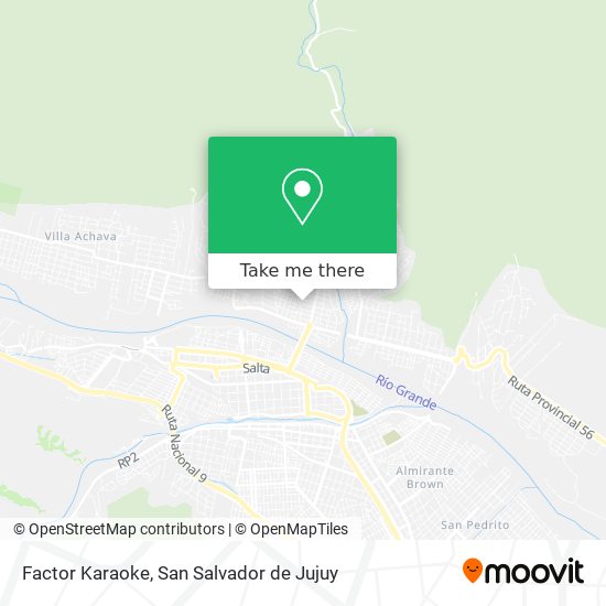 Mapa de Factor Karaoke