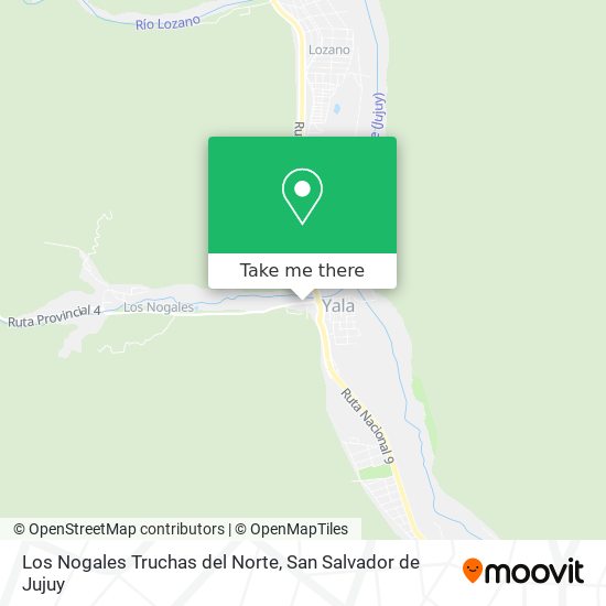 Los Nogales Truchas del Norte map