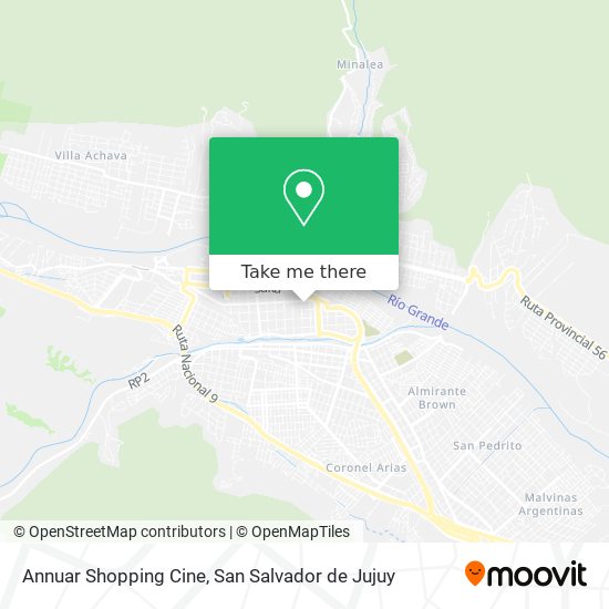 Annuar Shopping Cine map