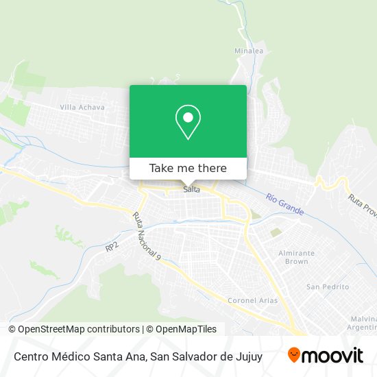 Centro Médico Santa Ana map