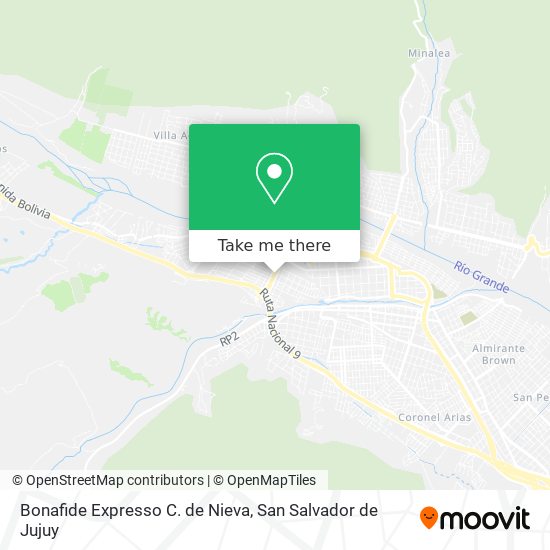 Bonafide Expresso C.  de Nieva map