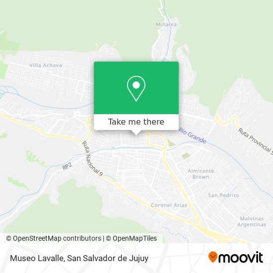 Museo Lavalle map
