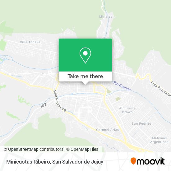 Minicuotas Ribeiro map