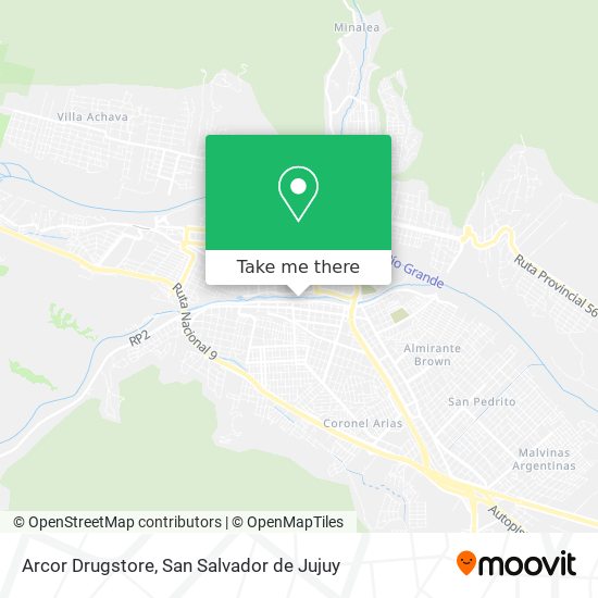 Arcor Drugstore map