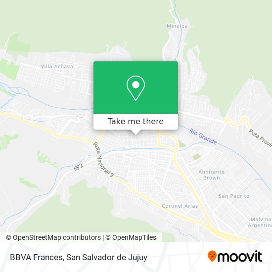 BBVA Frances map