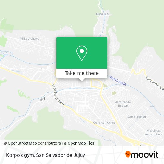 Mapa de Korpo's gym