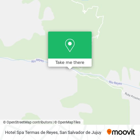 Hotel Spa Termas de Reyes map