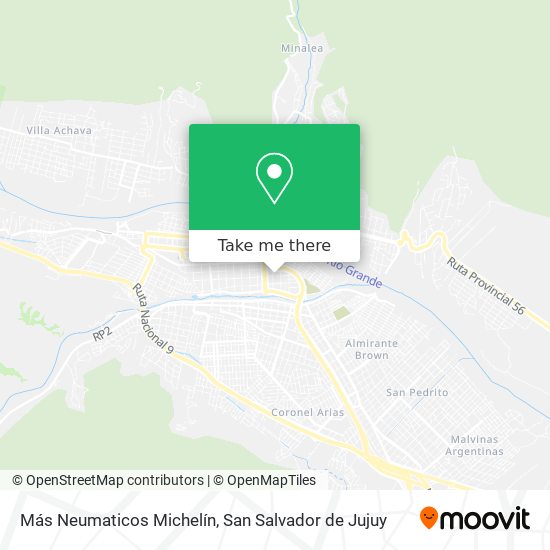 Mapa de Más Neumaticos Michelín