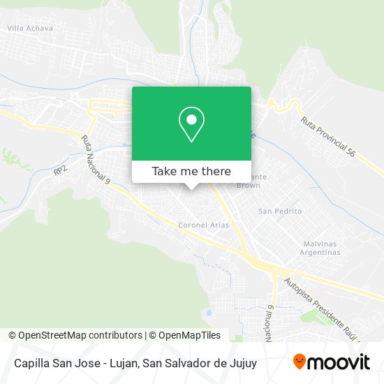Mapa de Capilla San Jose - Lujan