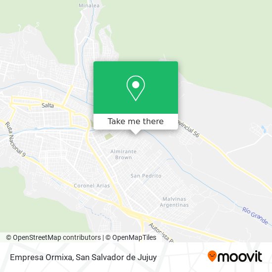 Mapa de Empresa Ormixa
