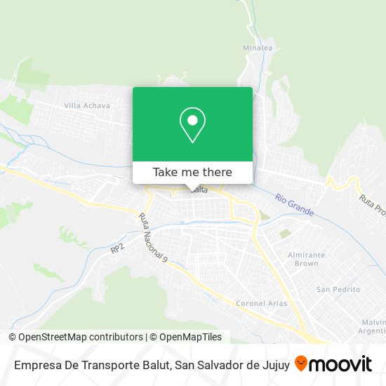Empresa De Transporte Balut map