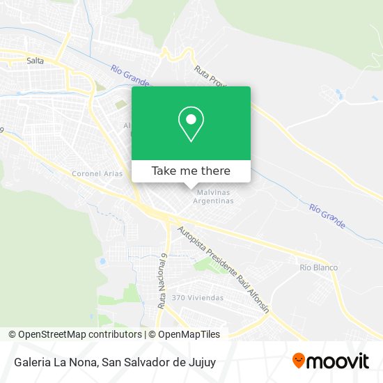 Mapa de Galeria La Nona