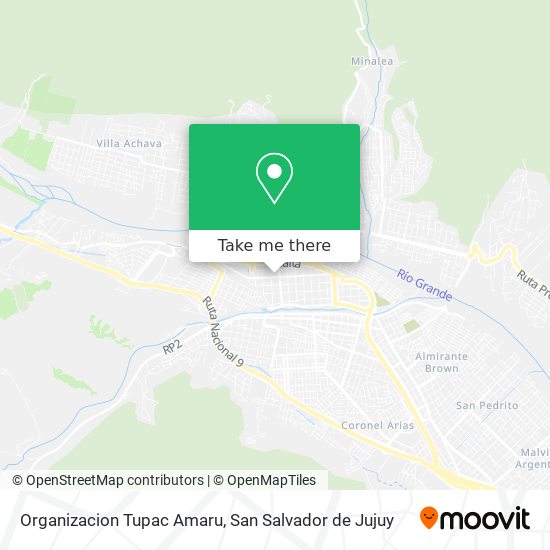 Organizacion Tupac Amaru map