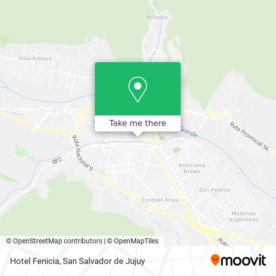 Hotel Fenicia map