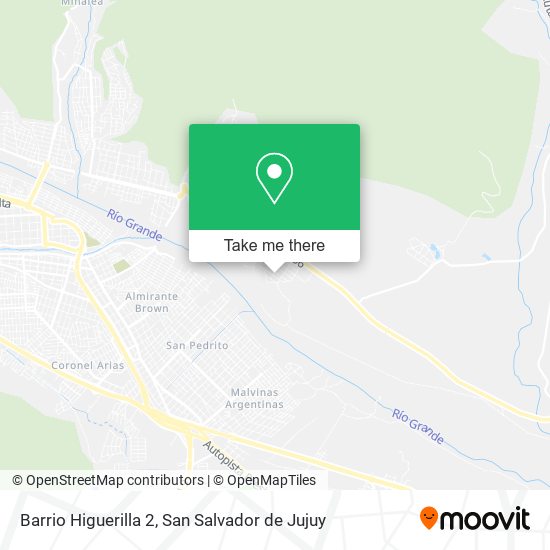 Mapa de Barrio Higuerilla 2