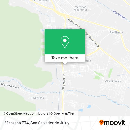 Mapa de Manzana 774