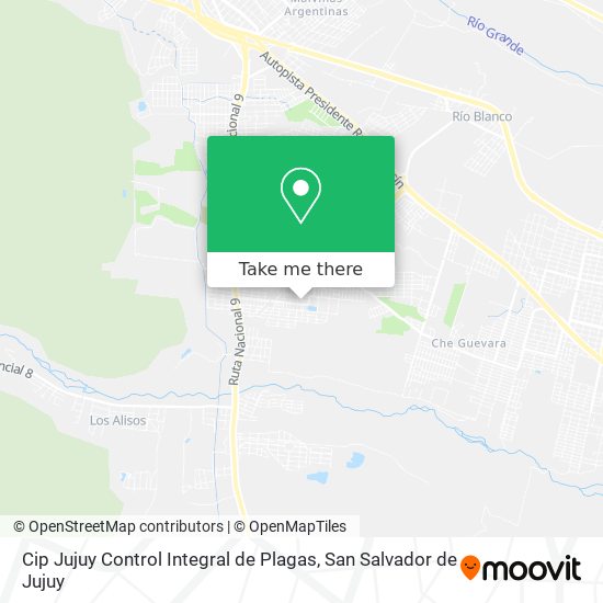 Cip Jujuy Control Integral de Plagas map