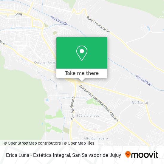 Erica Luna - Estética Integral map