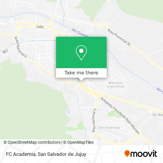 Mapa de FC Academia