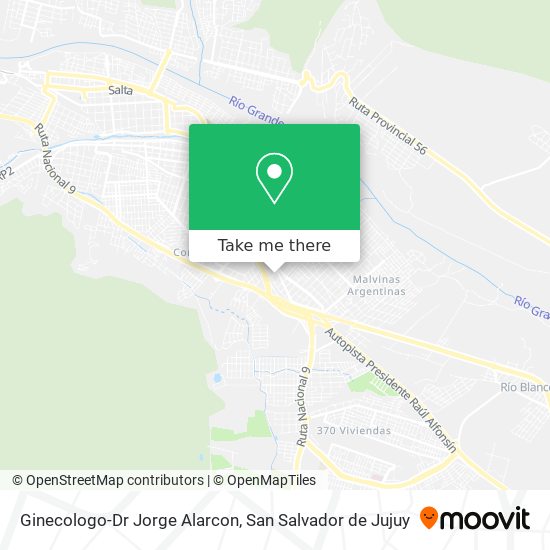 Ginecologo-Dr Jorge Alarcon map