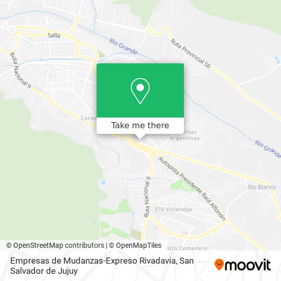 Mapa de Empresas de Mudanzas-Expreso Rivadavia