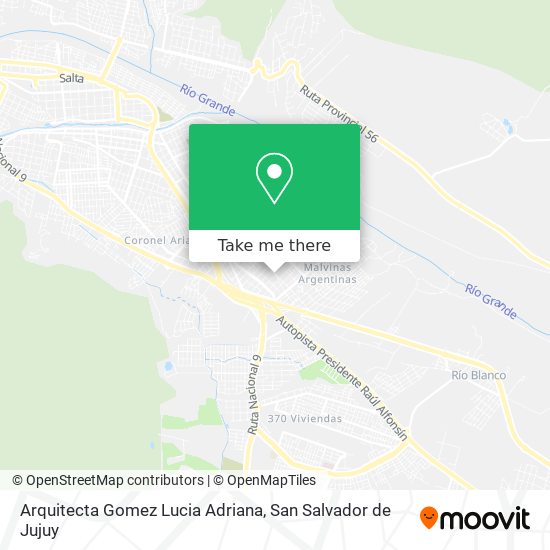 Arquitecta Gomez Lucia Adriana map