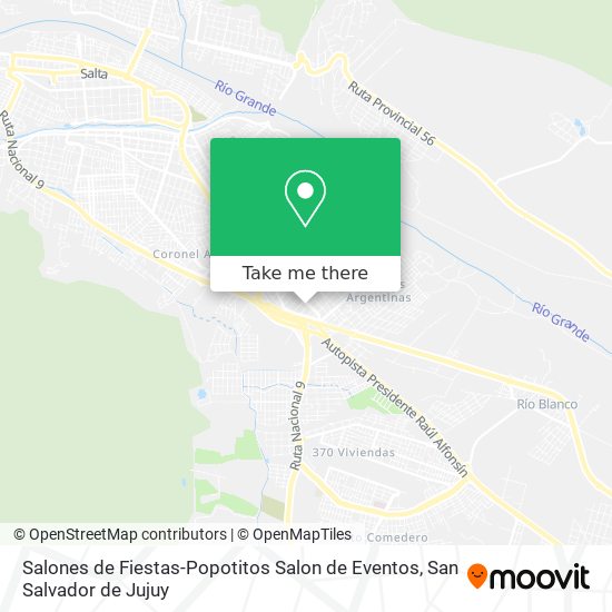 Salones de Fiestas-Popotitos Salon de Eventos map