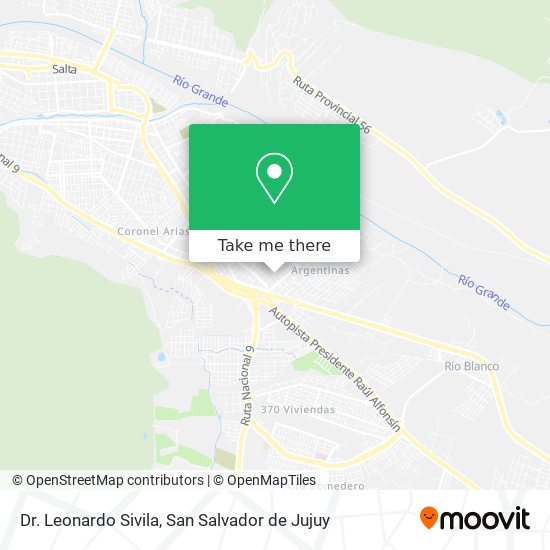 Mapa de Dr. Leonardo Sivila