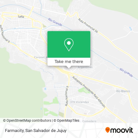 Farmacity map