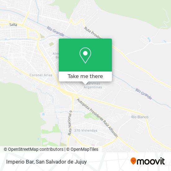 Mapa de Imperio Bar