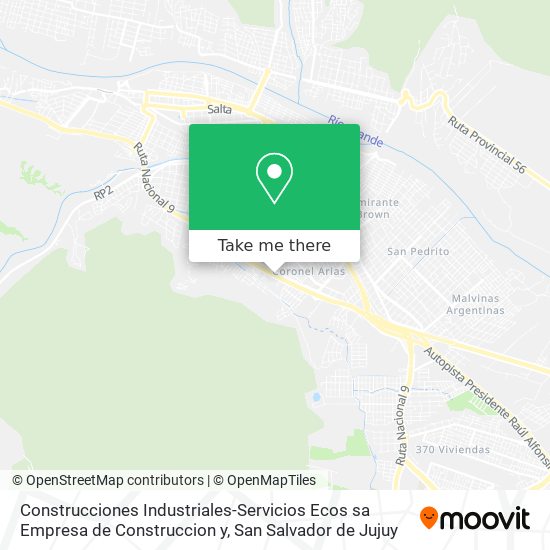 Construcciones Industriales-Servicios Ecos sa Empresa de Construccion y map