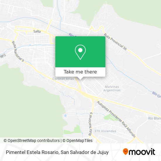 Mapa de Pimentel Estela Rosario