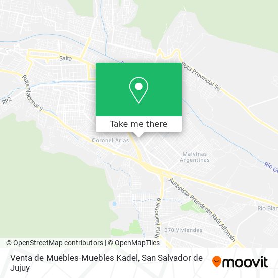 Mapa de Venta de Muebles-Muebles Kadel