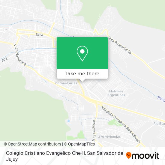 Colegio Cristiano Evangelico Che-Il map