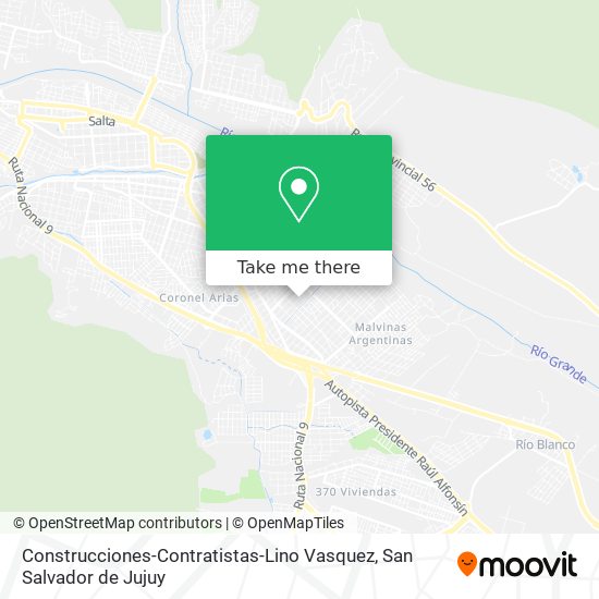 Mapa de Construcciones-Contratistas-Lino Vasquez