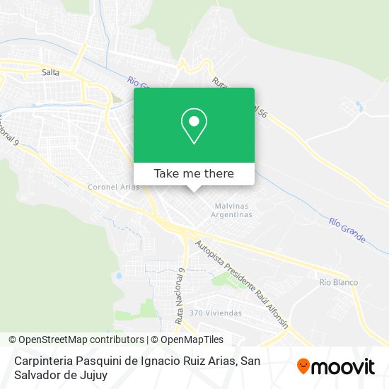 Carpinteria Pasquini de Ignacio Ruiz Arias map