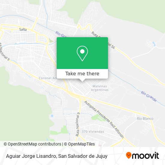 Aguiar Jorge Lisandro map