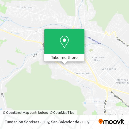 Fundacion Sonrisas Jujuy map