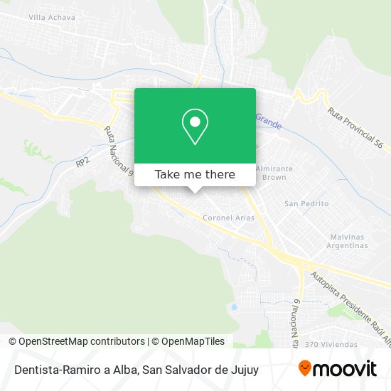 Dentista-Ramiro a Alba map