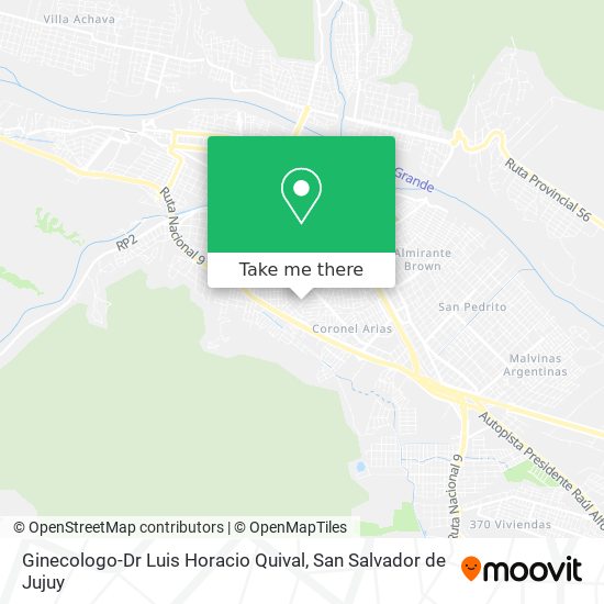 Mapa de Ginecologo-Dr Luis Horacio Quival