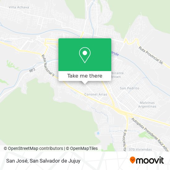 San José map