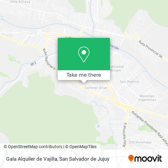 Gala Alquiler de Vajilla map