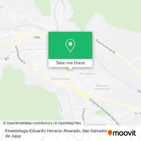 Kinesiologo-Eduardo Horacio Alvarado map